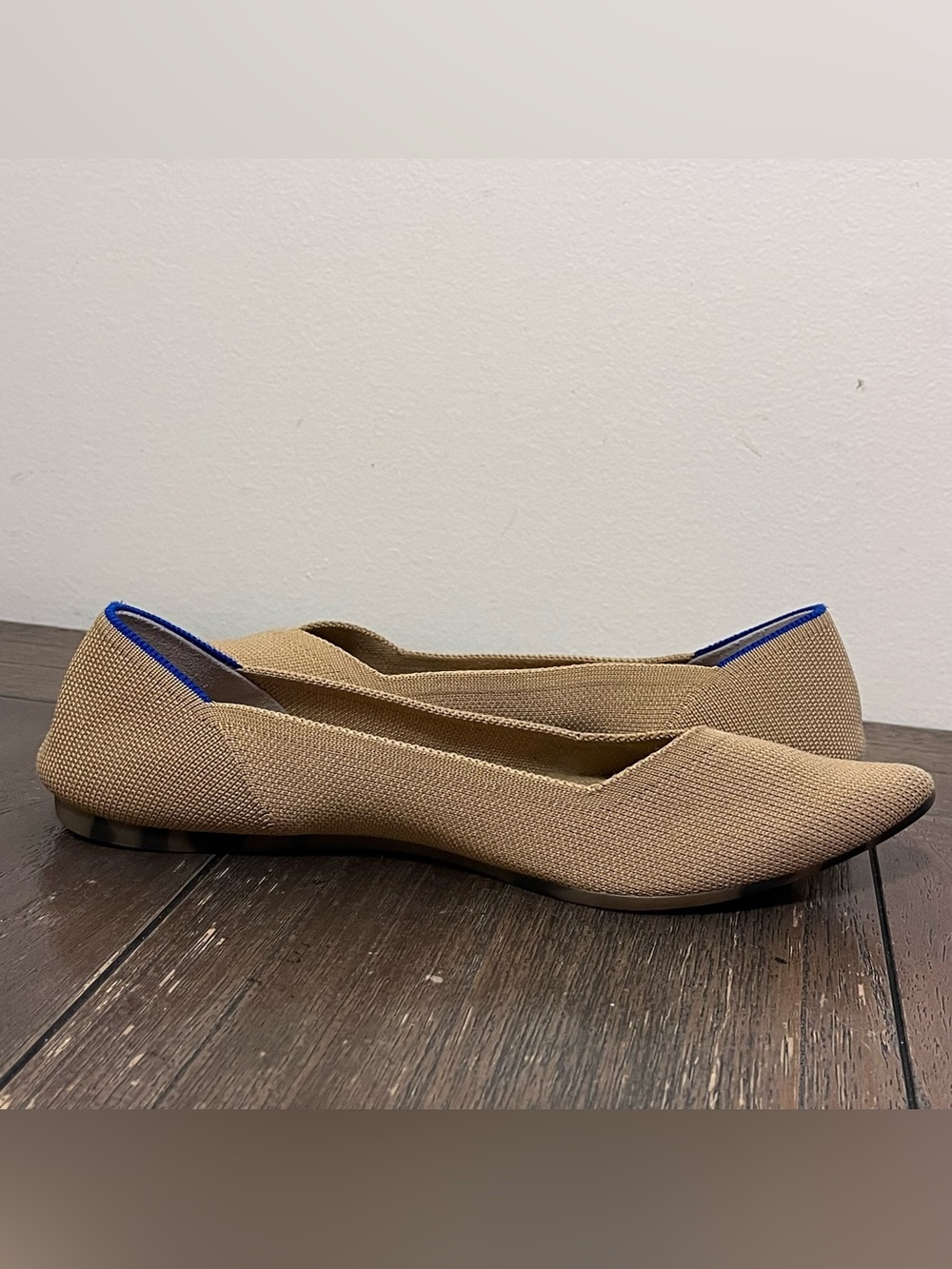 Rothy’s The Point Tan Flats Womens 9 - Picture 6 of 10
